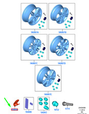 FORD KUGA MK2 C520 Wheel