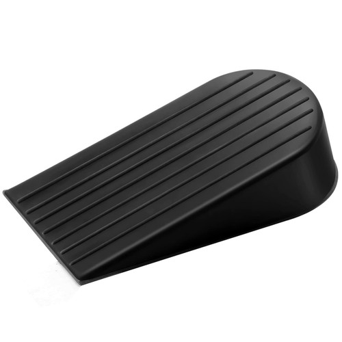 Black rubber door stopper - xl,