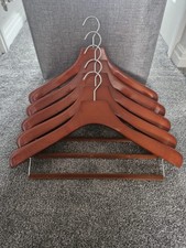 Wooden Suit Coat 5 Hangers