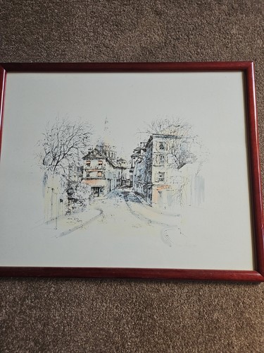 Framed pen ink and - ink,,