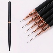 5pcs Blac Nail Art Brushes