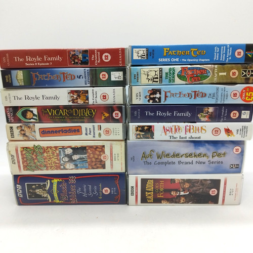 Job lot vhs cassettes - job,