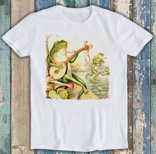 Frog toad playing banjo guitar - frog,