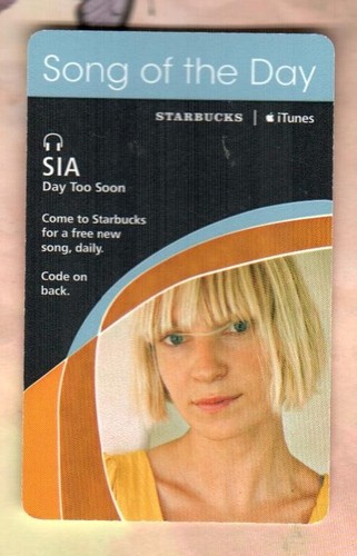Starbucks itunes song - itunes, of