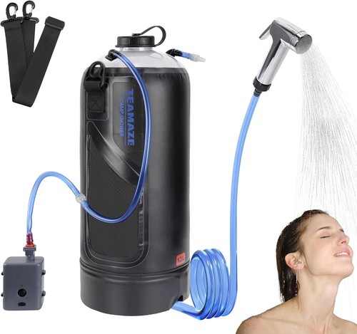 12l portable camp - shower, bag