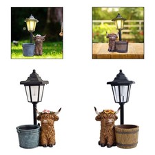 Highland cow statue ornament - highland,