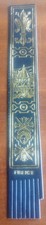 ?? Florence IL DUOMO Italy Black Vintage Leather Bookmark Broken Tassel! B125