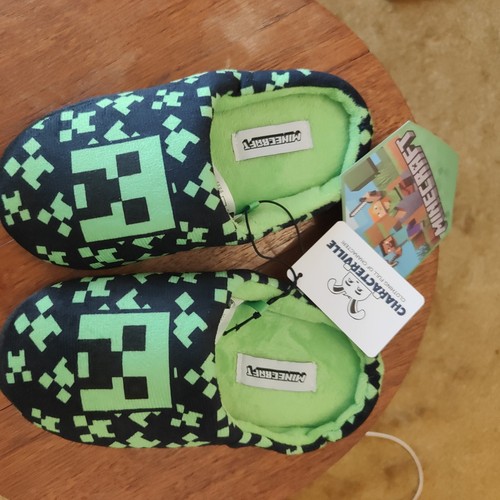 Minecraft boys slippers cosy - slippers,,