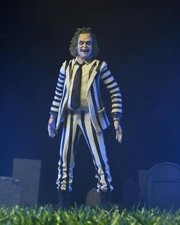 Neca Beetlejuice Striped Suit 7" Action Figure