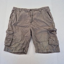 TOKYO LAUNDRY Cargo Shorts XXL Khaki Men's Cotton Casual Outdoor Pockets
