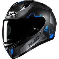 Hjc c10 aspa blue motorcycle - c10,