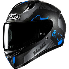 HJC C10 Aspa Blue Motorcycle Helmet ECE 22.06 Approved Full Face Motorbike Lid