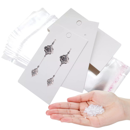 White earring display - earring,