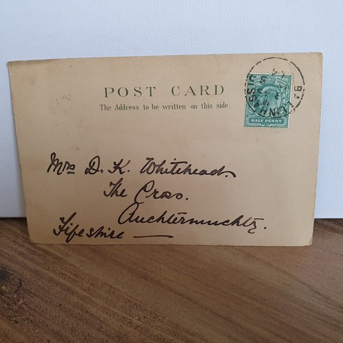 Genealogy postcard mrs k - mrs, d