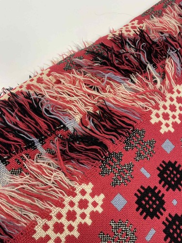 Vintage welsh wool tapestry - vintage,