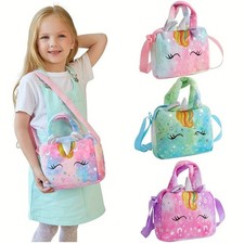 Sweet Unicorn Handbags For Girls Lovely Kids Crossbody Bag Children Gift Little