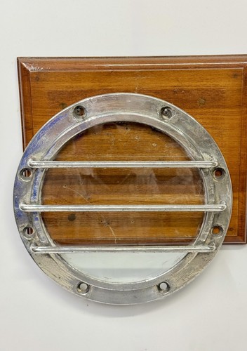 Round metal porthole window - round,