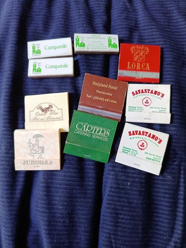 Vintage matchbooks x10 - matchbooks,