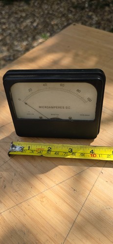 Vintage ammeter sangamo - ammeter,