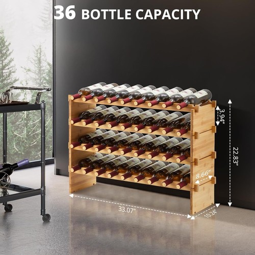 Bottles stackable wine - 36/48,