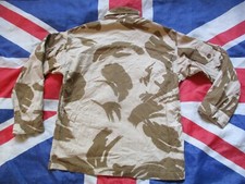 GENUINE old type RARE GULF WAR 1 sparse DESERT DPM DDPM COMBAT shirt jacket