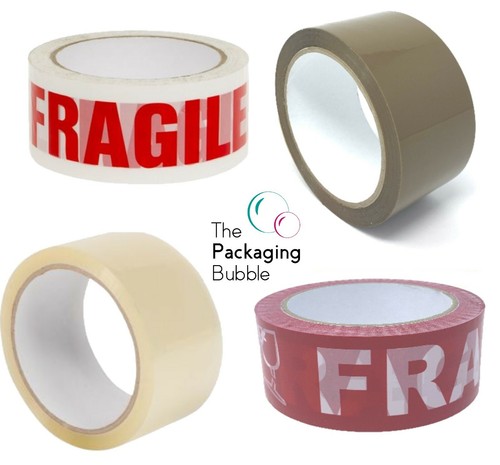 Parcel tape buff - parcel, brown