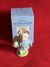 Royal Doulton Beswick Beatrix Potter Figurine Little Pig Robinson BP11 Ornament