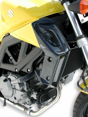 Ermax radiator cheeks - radiator, carbon