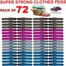 72x Clothes Pegs Line Washing