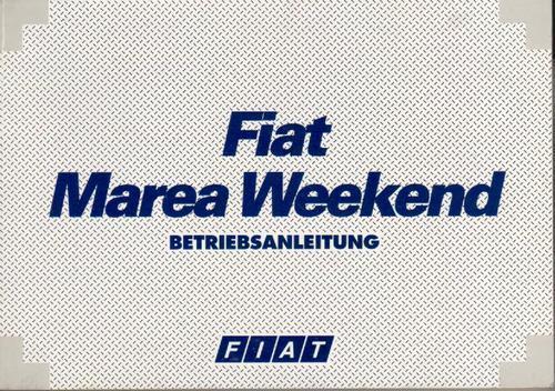 Operating instructions fiat - operating,