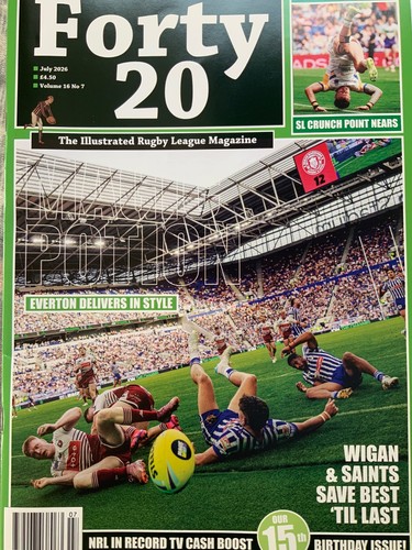 Forty rugby league - rugby, magazine