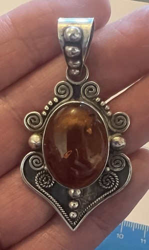 Suarti silver 925 amber - silver,