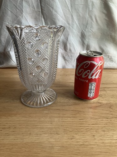 Vintage pressed glass celery - glass,