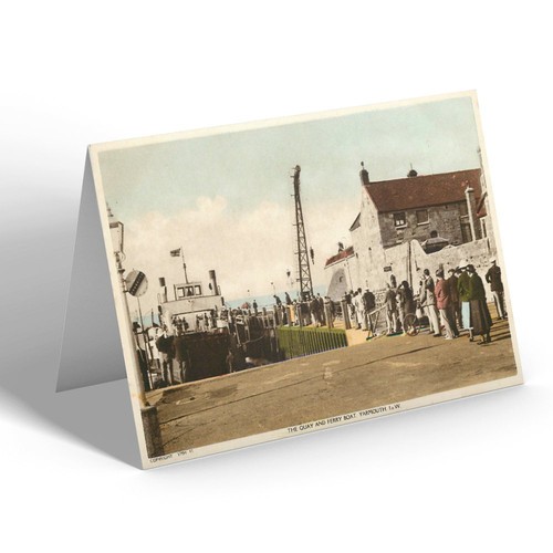 Notelet vintage isle of - notelet,