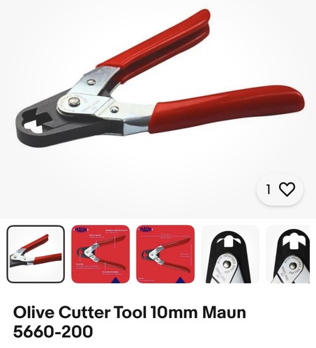 Olive cutter tool 10mm maun - tool,