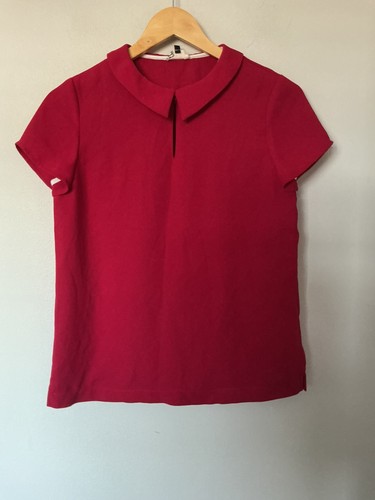 Jaeger red blouse - size, 8