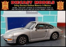 PORSCHE 911 SC TRACK DAY CAR; RARE OLD 1:60 SCALE DIECAST COLLECTORS MODEL CAR