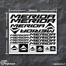 Merida Sticker Set Matte Black