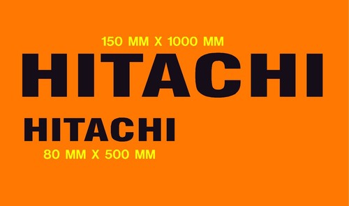Hitachi digger stickers - digger,