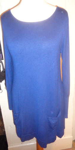 Susan graver tunic blue size - tunic, m
