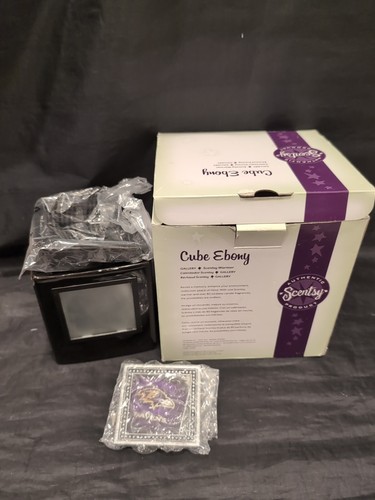 Scentsy cube ebony wax warmer - ebony,