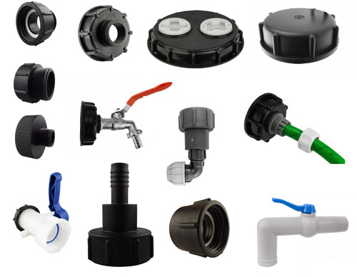 Ibc tank fitting adapter - ibc,