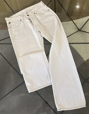 Evisu PUMA Jeans White Men’s Size W34 L34 Rare In Great Condition