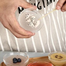 4pcs Glass Pudding Bowls Jelly