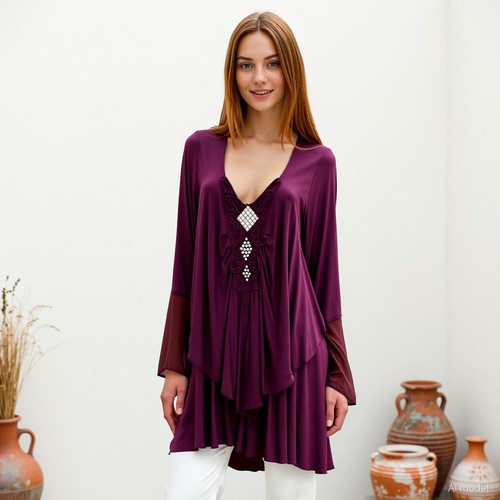 Boho lagenlook tunic - tunic, dress