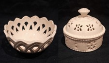 Leeds Creamware Pot pouiri Pot