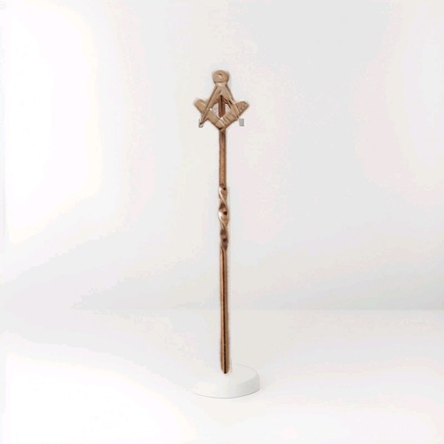 Masonic 9ct gold tie pin - masonic,