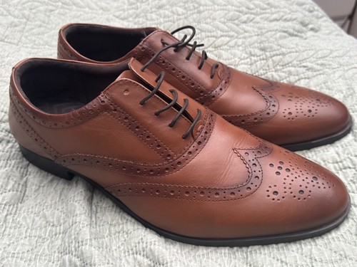 Next men brown leather shoes - leather,