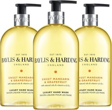 Baylis & Harding Sweet Mandarin and Grapefruit Hand Wash, 500 ml (Pack of 3) -