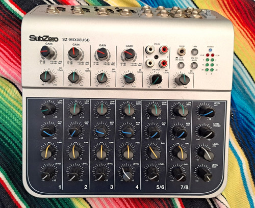 Subzero mix08usb channel - sz-mix08usb, 8-channel